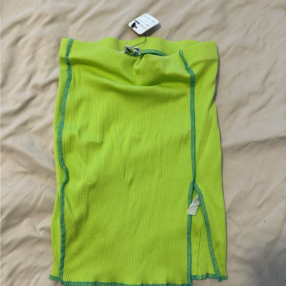 Green bandage skirt